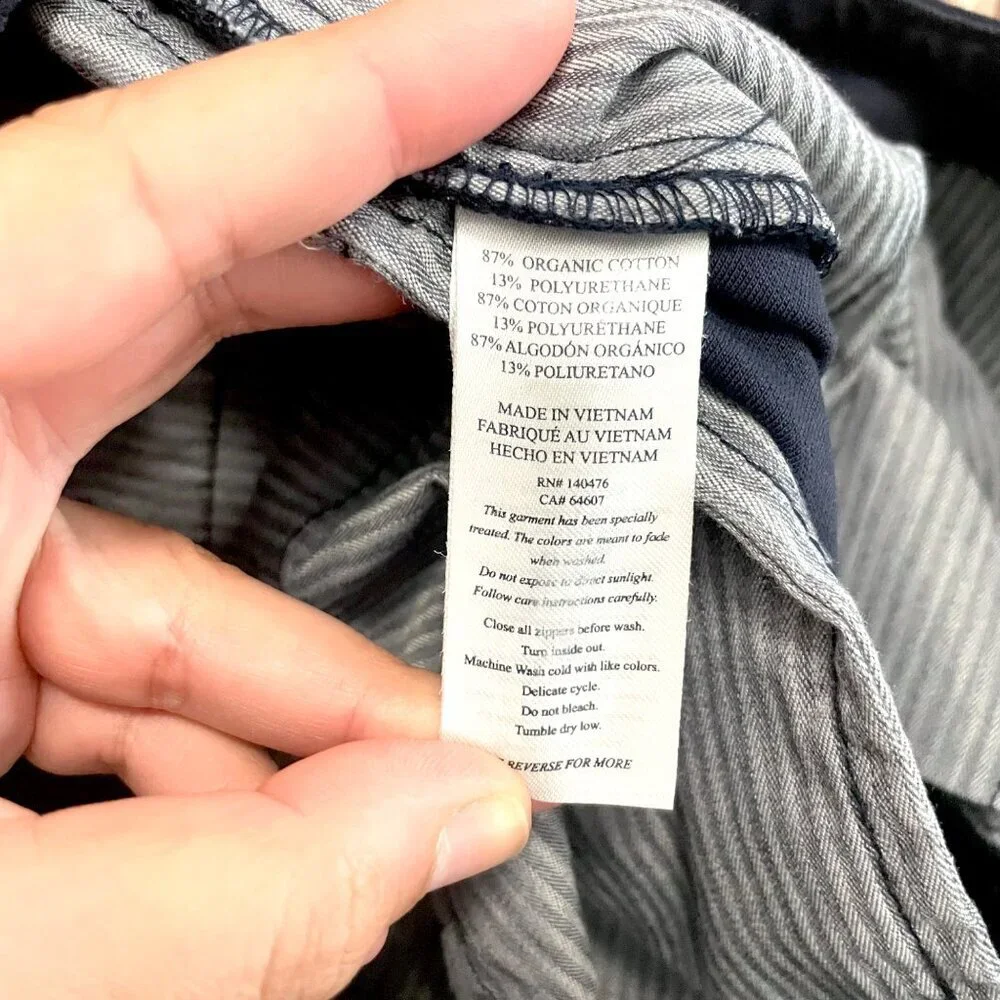 Faherty Coastline Stretch Chino Navy Blue Size 4 WB52417-NVY - Picture 6 of 7